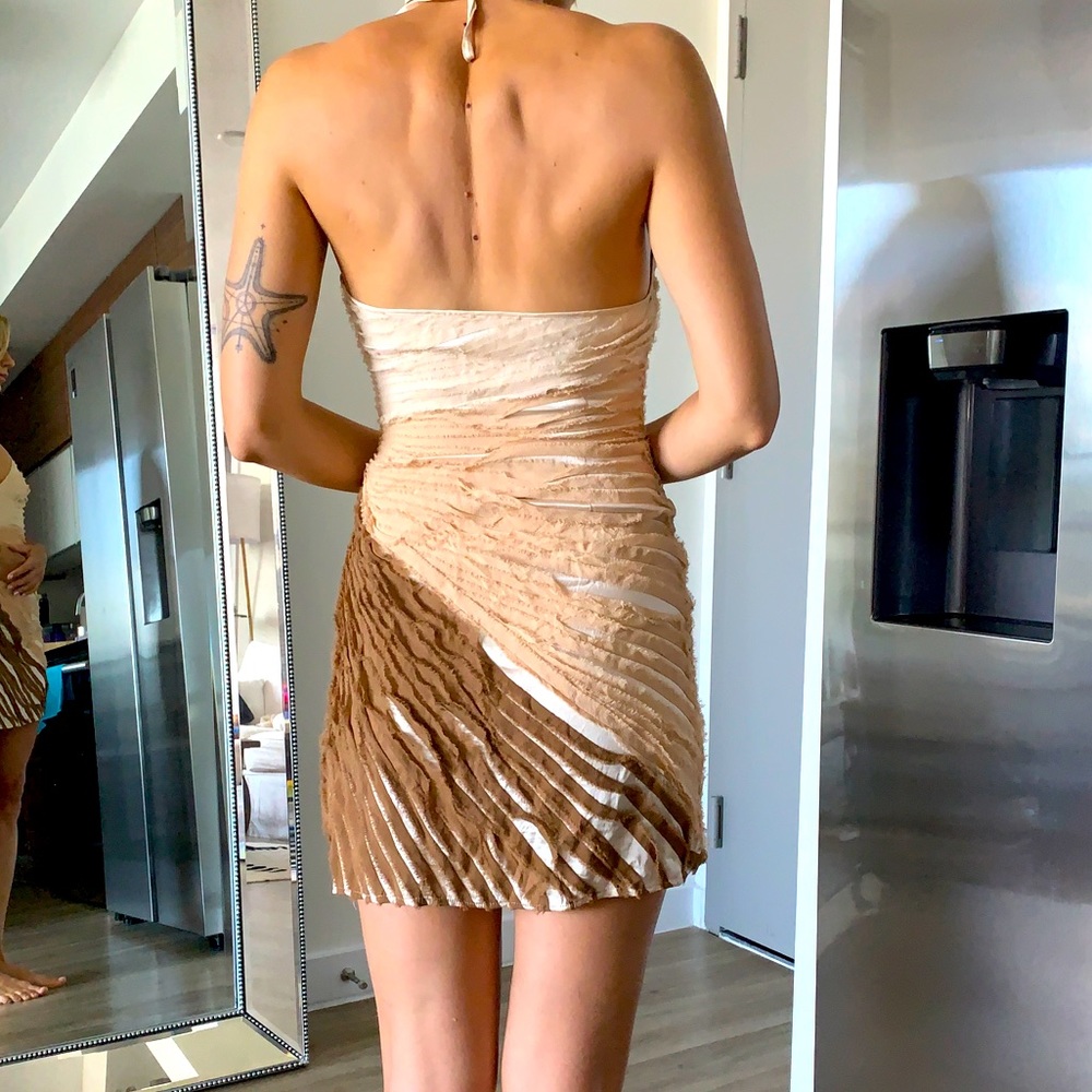 Bebe silk mini dress